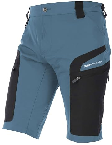 PUMA Workwear Pro-One Adventure Shorts Herren - Wanderhose kurz für Männer - Verstärktes langlebiges Nylon - Trekkinghose mit 4-Wege Stretch - Mit D-Ring - Outdoor Hosen