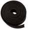 Bande d'étanchéité en caoutchouc résistant aux intempéries pour porte de garage, armoire, voiture, conteneur, cadre de porte, noir et rouge, 2 m