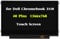 GBOLE Replacement for Dell Chromebook 3110 01JCKW 1JCKW P29T002 P29T003 B116XAK01.1 60HZ 40Pins 1366x768 IPS HD 11.6 LCD Touch Screen Display Digitizer Panel
