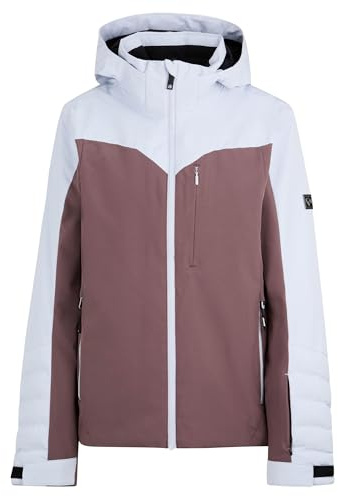 Ziener Tobina-z Giacca da Sci/Snowboard, Traspirante, Impermeabile, Viola Pastello, 42 Donna