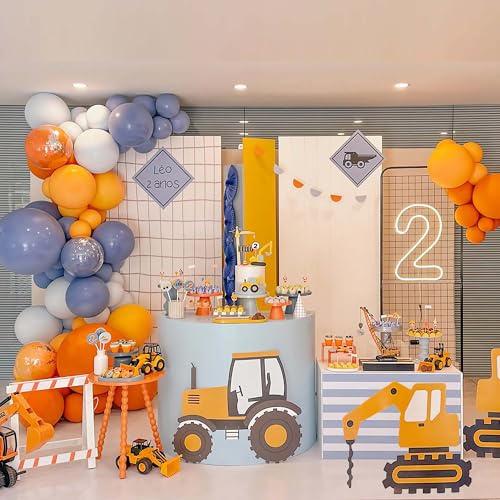 Geburtstags Deko Bagger Luftballons Transport Luftballons Girlande Auto Thema Geburtstag Dekoration