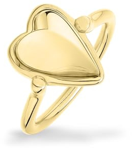LIEBESKIND BERLIN Damenring - bicolor Silber/IP Gold - Gr. 52 - Edelstahl poliert - wasserfest & hautfreundlich