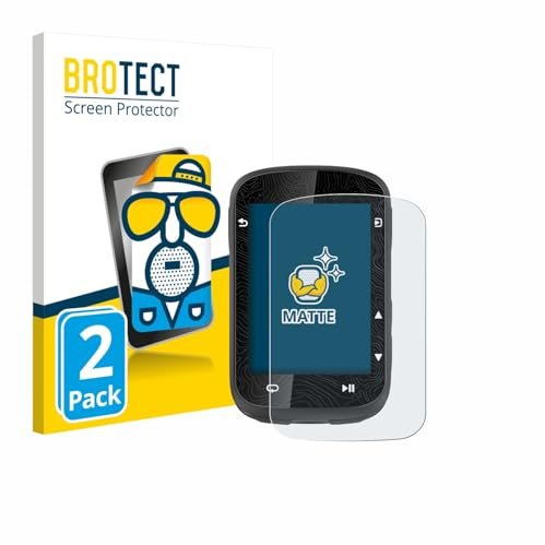 BROTECT Schutzfolie für CooSpo CS600-BK | 2 Stück Entspiegelnder Displayschutz Made in Germany Matte Displayschutz-Folie Anti-Reflex Anti-Fingerprint Einfache Montage