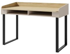 Marmex Meble Großer Schreibtisch mit 2 Fächern, 125x83x62cm, Modern, Arbeitszimmer, Jugendzimmer