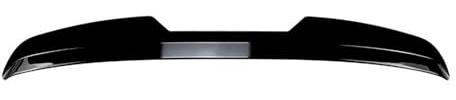 Spoilerlippe Für VW Für Tiguan MK2 R 2017-2023 Hinten Trunk-Boot Dach Spoiler Flügel Bodykit Tuning Heckspoiler Flügel Lip(Glänzend schwarz)