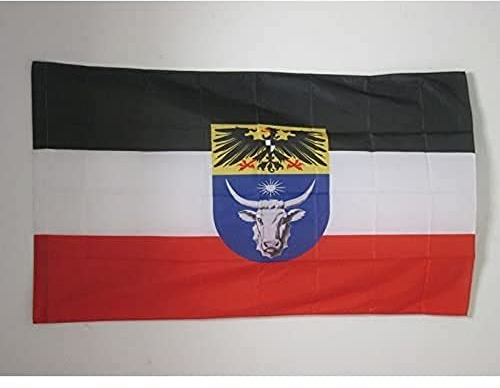 AZ FLAG - Drapeau Sud-Ouest africain allemand 1884-1915 - 150x90 cm - Drapeau Afrique Allemande 100% Polyester Avec Fourreau et cordelette - Pavillon 110 g