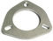 Universal Cat sudor Brida 60 mm Conector Acero Inoxidable Catalizador Pantalones Tubo de escape Turbo Conexión Brida 3 agujeros