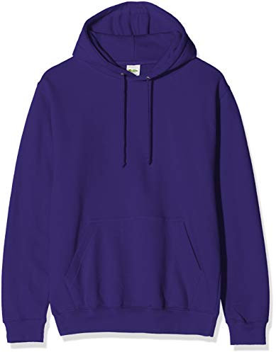 AWDis Men's College Hoodie, Purple (Ultra Violet), X-Large