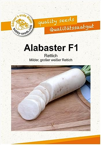 Gemüsesamen Alabaster F1 Rettich Portion