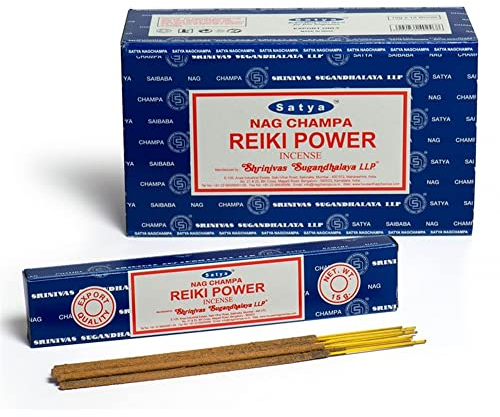 Satya Reiki Power Räucherstäbchen, Schwarz