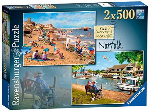 Ravensburger Puzzle 2x500 Teile - Picturesque Norfolk 2x500p