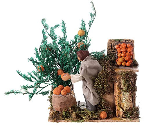 Holyart Orangen Pflücker 10cm bewegliche Krippenfigur