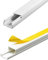 ARLI Kabelkanal 15x10 mm Weiß – 28m selbstklebend Installationskanal IP40 PVC mit Bodenlochung Universal Kabel Kanal