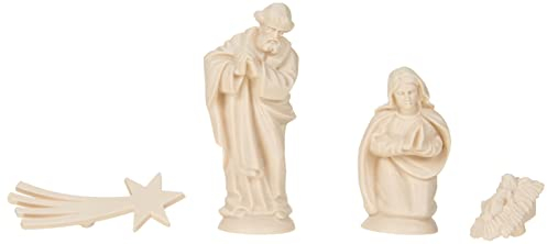 Efco 1655241 Miniatur Krippenfiguren 40 mm 4-teilig, Elfenbein, 6 x 4 x 2 cm