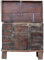 GURU SHOP Antike Truhe im Kolonialstil - Modell 5, Braun, 60x67x36 cm, Truhen, Kisten, Koffer