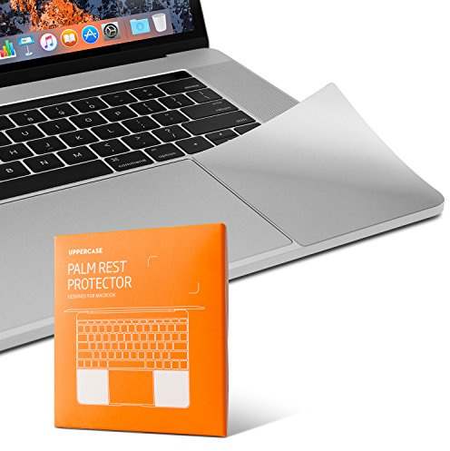 Großbuchstaben Premium Palm Rest Displayschutzfolie Set für MacBook Pro Veröffentlicht im 2016 und 2017 Silber Silber MacBook Pro 15, Silver