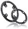 Miche CGXMSB6428B00 Kettenblatt MTB XM TT BCD 64 innen 28 Zähne, schwarz, 9-fach (1 Stück)