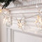 Lights4fun 10er LED Rentier Lichterkette Batteriebetrieb Timer Weihnachten Deko Lichterkette mit Timer Weihnachtsbaumlichterkette Rentier Deko Beleuchtet