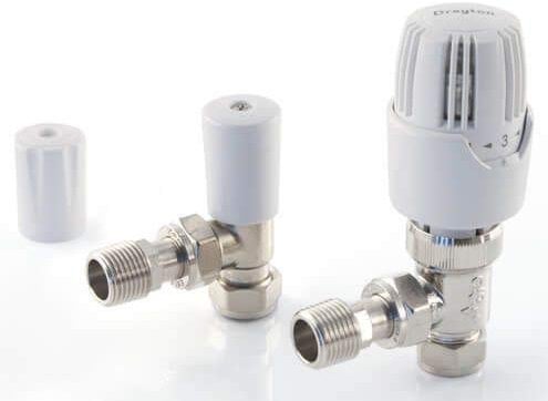 Drayton RT414 TRV, White