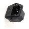 Aexit IEC320 C14 3 pin Stecker Rückstaukl Kabelschuhe 250 V 10 A Steckdose AC Netzteil