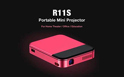Mini Proyector Portátil DLP WiFi 4K Ultra HD Android 5.1 Col. Red