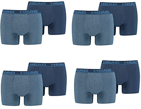 Head Herren Boxershorts Unterwäsche 8P (Blue Heaven, M)