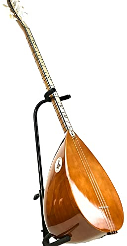 Melody Saz Baglama - Lang Hals - Uzun Kol mit Tonabnehmer und Tasche - 7 Saiten - 105 x 35 x 105 cm