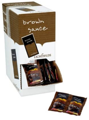Lichfields Brown Sauce 200 x 10g