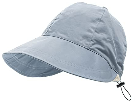 MAKFORT Sonnenhut Faltbarer Sommerhut Damen Atmungsaktiv Mütze Visor Cap Outdoor Hut für Golf Reisen Wandern