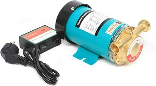 HeißWasserpumpe Automatische DruckerhöHungspumpe FüR Dusche Garten Profession Automati Boosterpumpe Seite Vertikal HeißWasser Pump Kit Heiß Solarheizung Wasser Pumpen Druckpumpe Haushalts(90W)