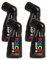POSCA - Uni Mitsubishi Pencil – Marker MOP'R – runde Spitze XXL 3 – 19 mm – ergonomische Form, halb-glattes Gehäuse – Marker auf Wasserbasis – alle Untergründe – Schwarz X4