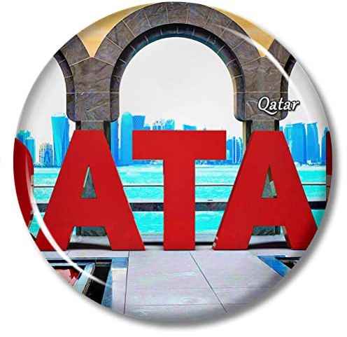 Qatar Magnet Kühlschrank Kühlschrank Magnet Aufkleber Reise Souvenir Metall Flaschenöffner Deko Magnet