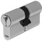 Yale Cylindre européen de sécurité standard pour serrure YC051KD305003N1 Nickelé, 30/50mm, double, Frictionné, 3 clés
