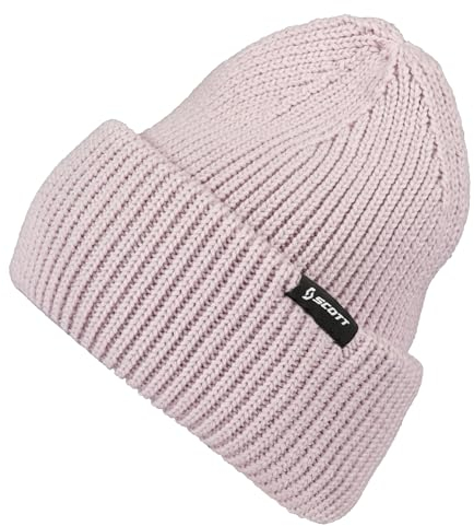 Scott W Mountain 20 Beanie Pink - Merino Warme stylische Damen Strickmütze, Größe One Size - Farbe Cloud Pink