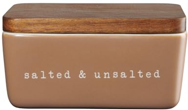 ASA Selection hey! Butterdose salted & unsalted braun 15x10x7,8cm