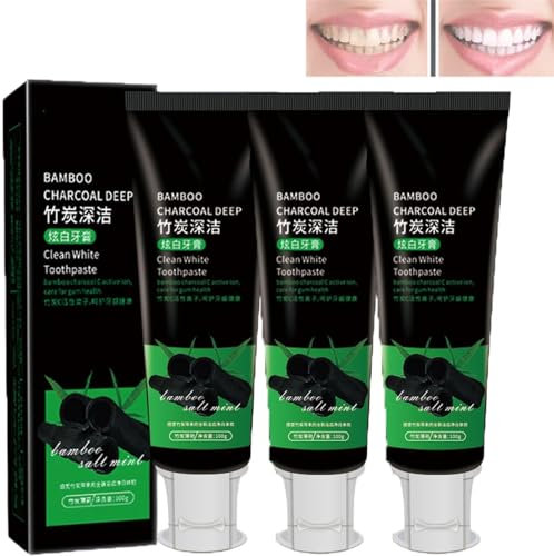 Bamboo Charcoal Deep Toothpaste Organic Bamboo Charcoal Toothpaste Whitening Toothpaste Tooth Stain Removal Toothpaste Fresh Breath Toothpaste