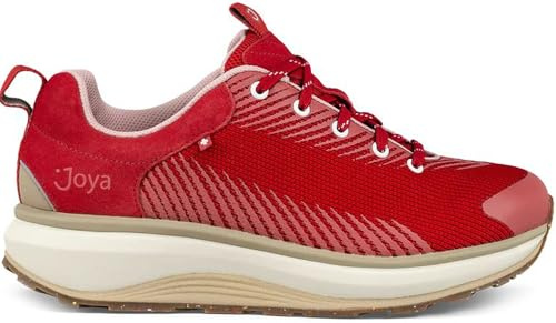 Joya Maui Red Women Sneaker, Textile/Leder, Wave-Sohle, Extra Weite Passform, JY034A Gr. 41 2/3