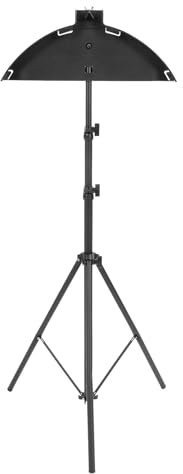 Wifehelper Foldable Steel Tripod Dartboard Stand Holder, Enhances Stability for Outdoor Activities, Suitable for 17in 18in Dartboards, Capturing Memorable Moments