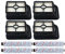 MKTKFVVEX HEPA Filter Rolle Pinsel Fit for Bissell Fit for Crosswave 1785 1866 1868 2303 2305 2306 Series Staubsaugerboden Pet Teppichbürste Ersatzteile und Zubehör für Staubsauger