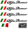 PRAOFRT 4 Pezzi Adesivo per maniglia auto Adesivi auto Adesivi per auto Adesivi auto tuning Adesivo per auto Adesivo bandiera italiana