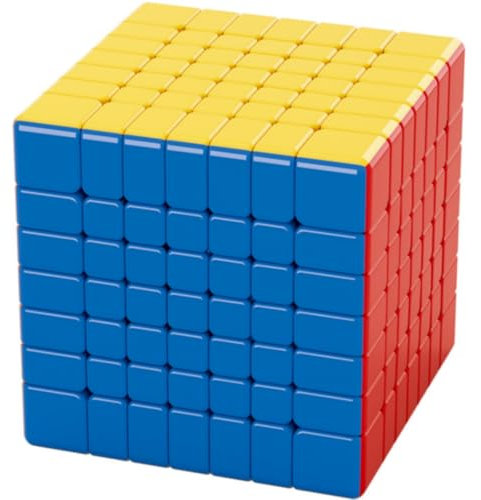 Bukefuno MoYu Meilong 7x7 V2, Zauberwürfel, 2023 MFJS 7x7 V2 Magic Moyu Speed Puzzle,Würfel Stickerlos Meilong 7x7x7 V2 Cube Klassenzimmer Speed Spielzeug