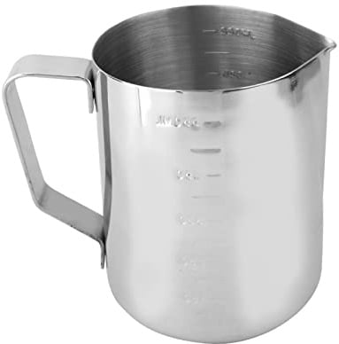 Kerzenwachs-Schmelztopf 550 ml mit Adlermund-Design Edelstahl Anti-Tropf Gießbecher für Kerzenherstellung, doppelseitige Skala für DIY-Kerzen, Hobbykünstler, Geschenke basteln