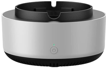 2 In 1 Air Purifier Ashtray Trays Electronic Ashtray With Air Purifier Multifunctional Smokeless Ashtray Smart Ashtray Air Purifier Filter For Home Car Or Offices