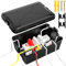 Boîte Électrique Large 32 x 22 x 13 cm Boite Etanche Electrique Exterieur Étanche IP54 Boite Derivation Etanche pour Protéger la Multiprise Prise Minuterie