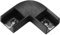 wenwendianzi Schwarze Abdeckung, 1–30 Stück/Packung, LED-Aluminiumprofil, 0,5 m/Stück, U/V-Form, geeignet for 8–12 mm LED-Lichtleisten-Gehäusekanal(24Pcs,U 90 Degree)