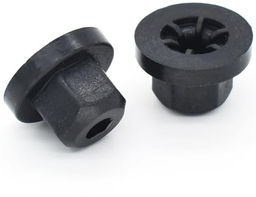 TVAAGHBCBR 50 Stück 16131176747 Auto-Kunststoff-Karosseriemutter-Flanschclip, kompatibel for Mercedes Benz 0039900251 BMW M6-Mutter ohne Gewinde, Kabelhalter, Montagemanschette
