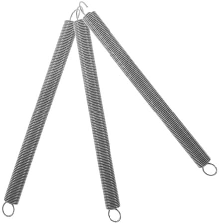 GALPADA 3pcs Attic Ladder Spring Kit Easy Install Metal Springs for Stair Ladders Compatible