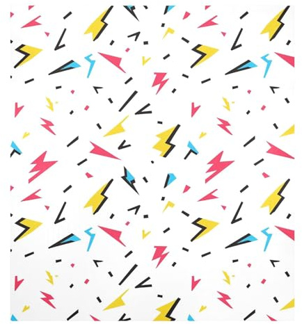 Lightning Video Game White Refrigerator Magnet Cover Dishwasher Door Cover Magnetic Wash Machine Cover 23x26in