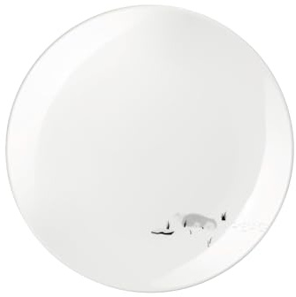 ASA snow tracks Dessertteller, north pole D. 20,5 cm, H. 2,2 cm