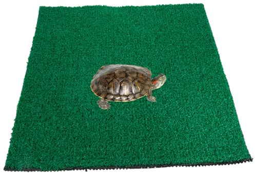 GALPADA Künstlicher Fischteich Simulationsturf Realistische Aquarien-Dekoration Vielseitiger Gartenteppich für Terrassen Pflanzen und Schildkröten-plattform Einfach zu Pflegen Montieren